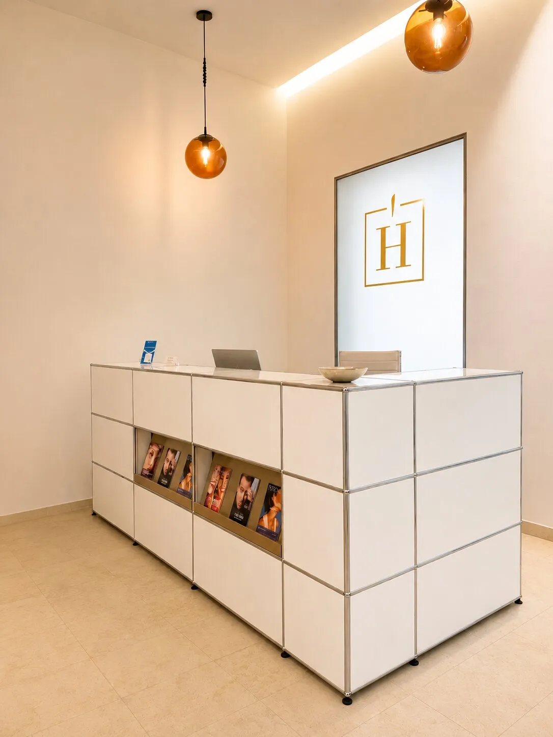 Prijemni prostor ordinacije u Haut & Laser Zentrum Wien